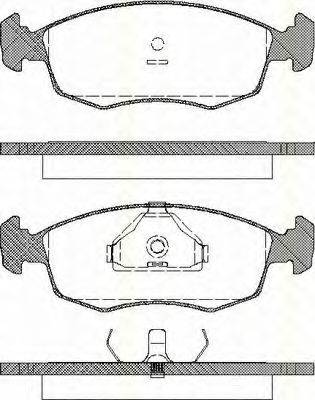 Комплект гальмівних колодок, дискове гальмо