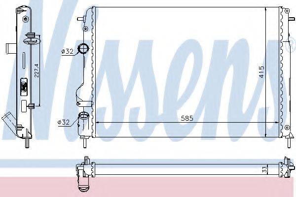 Радіатор, охолодження двигуна