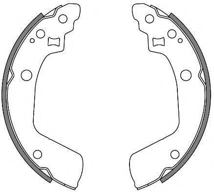 Комплект гальмівних колодок