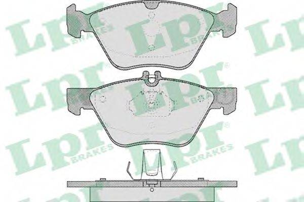 Комплект гальмівних колодок, дискове гальмо