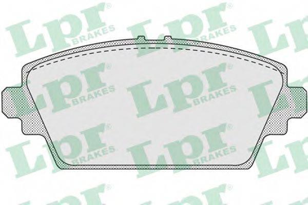 Комплект гальмівних колодок, дискове гальмо