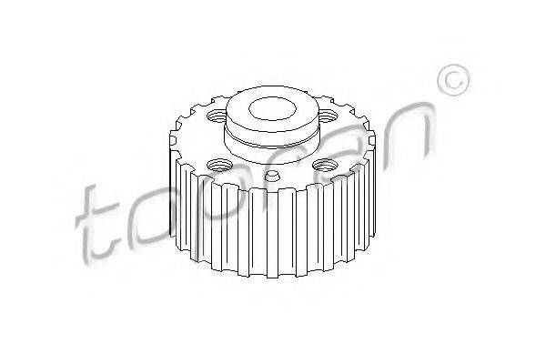 Шестерня, колінчастий вал
