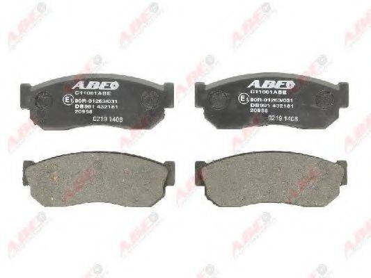 Комплект гальмівних колодок, дискове гальмо