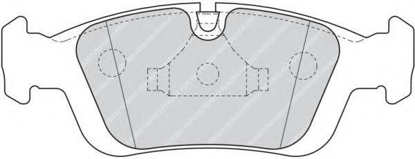 Комплект гальмівних колодок, дискове гальмо
