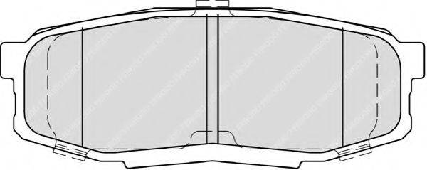 Комплект гальмівних колодок, дискове гальмо