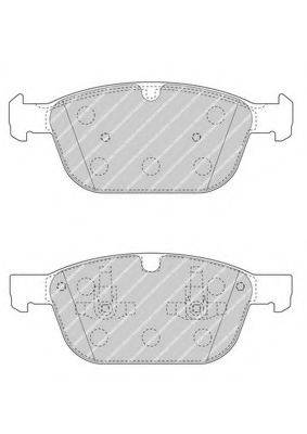 Комплект гальмівних колодок, дискове гальмо