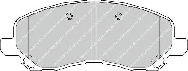 Комплект гальмівних колодок, дискове гальмо