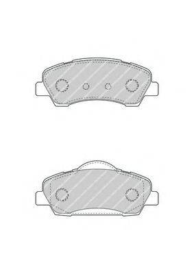 Комплект гальмівних колодок, дискове гальмо