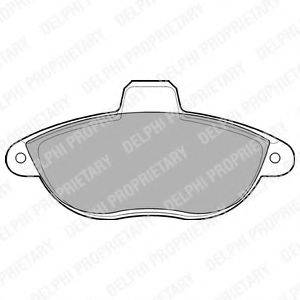 Комплект гальмівних колодок, дискове гальмо