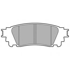 Комплект гальмівних колодок, дискове гальмо