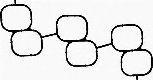Прокладка, корпус впускного колектора